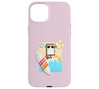 Funny Japanese Sushi Sashimi Surfing Beach Case for iPhone 15 Plus