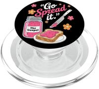 Funny Jar With The Gospel Go Spread It Christian PopSockets PopGrip for MagSafe