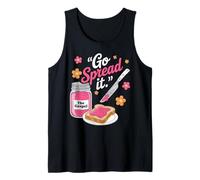 Funny Jar with The Gospel Go Spread It Christian Tank Top