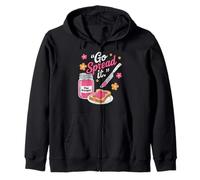 Funny Jar With The Gospel Go Spread It Christian Zip Hoodie