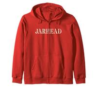 Funny JARHEAD Proud Corps Veteran Armed Forces Soldier Zip Hoodie