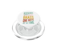 Funny Jazz Kicking some brass one note at a time PopSockets PopGrip for MagSafe