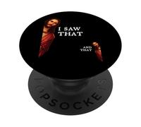Funny Jesus Bible Best Joke Quote - I Saw That, And That PopSockets Adhesive PopGrip