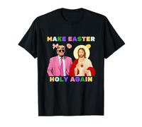 Funny Jesus Christ Make Easter Holy Again Egg Hunt T-Shirt