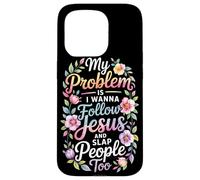 Funny Jesus Christ Religious Christian Believer Christianity Case for iPhone 15 Pro