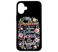 Funny Jesus Christ Religious Christian Believer Christianity Case for iPhone 16 Plus