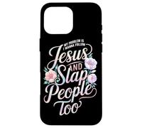 Funny Jesus Christ Religious Christian Believer Christianity Case for iPhone 16 Pro Max