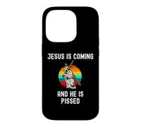 Funny Jesus is Coming He is Pissed Christian Christ Faith Case for iPhone 14 Pro
