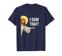 Funny Jesus Meme I Saw That Christian Quote God Is Watching T-Shirt