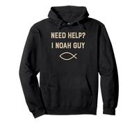 Funny Jesus modern Christian faith, I Noah guy, subtle humor Pullover Hoodie