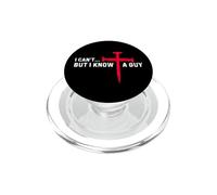 Funny Jesus Red Cross Christian God Pray Savior I Can't PopSockets PopGrip for MagSafe