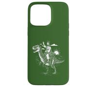 Funny Jesus Riding Dinosaur Case for iPhone 15 Pro Max