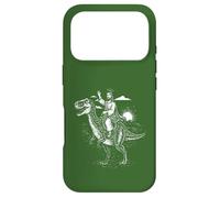 Funny Jesus Riding Dinosaur Case for iPhone 17 Pro