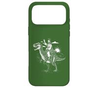 Funny Jesus Riding Dinosaur Case for iPhone 17 Pro Max
