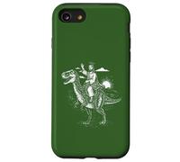 Funny Jesus Riding Dinosaur Case for iPhone SE (2020) / 7/8