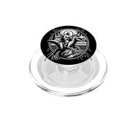 Funny Jesus Riding T-Rex Dinosaur Meme Parody for Believers PopSockets PopGrip for MagSafe
