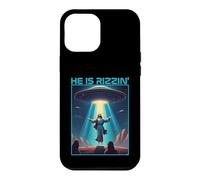 Funny jesus rizzin easter Ufo alien abduction space christ Case for iPhone 12 Pro Max