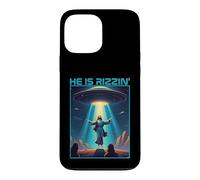 Funny jesus rizzin easter Ufo alien abduction space christ Case for iPhone 13 Pro Max