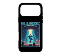 Funny jesus rizzin easter Ufo alien abduction space christ Case for iPhone 17 Pro Max