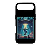 Funny jesus rizzin easter Ufo alien abduction space christ Case for iPhone Air