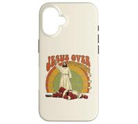 Funny Jesus vs Santa Boxing Christian Case for iPhone 16
