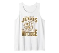 Funny Jesus Western Cowboy Revelation Bible Verse Christian Tank Top