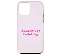 Funny Jewish It's an Oy Vey Kind of Day, Yiddish Humor Case for iPhone 12 mini