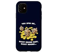 Funny Jewish Tshirt Dreidel Spin Me Round Cute Hanukkah Case for iPhone 11