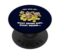 Funny Jewish Tshirt Dreidel Spin Me Round Cute Hanukkah PopSockets Adhesive PopGrip