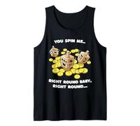 Funny Jewish Tshirt Dreidel Spin Me Round Cute Hanukkah Tank Top