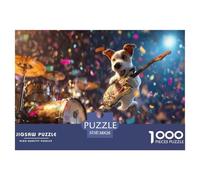 Funny Jigsaw Puzzles for Adults Featuring Dogs 1000 Pcs - This Dog Jigsaw Puzzle Promises Hours of Fun - A Premium Offering from Happily Jigsaw Puzzles for Puzzle Enthusiasts 38x26cm/1000pcs