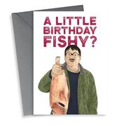 Funny Jim Bell Friday Night Dinner Birthday Card - A Little Birthday Fishy?