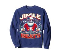 Funny Jingle Beats Music DJ Santa Claus Christmas Ugly Xmas Sweatshirt