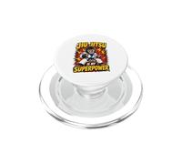Funny Jiu Jitsu Is My Superpower BJJ Gorilla PopSockets PopGrip for MagSafe