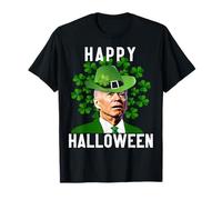 Funny Joe Biden St Patricks Day Confused Halloween Biden T-Shirt