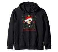 Funny John President Tyler Christmas Parody Holiday Zip Hoodie