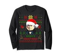 Funny John Quincy President Adams Christmas Parody Holiday Long Sleeve T-Shirt