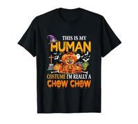 Funny Joke Human Costume I'm Really A Chow Chow Halloween T-Shirt