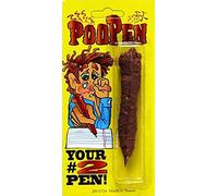Funny Joke Poo Shape Pen Novelty Unusual Weird Prank Gag Fun