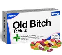 Funny Joke Prank Pill Box Gag Gift includes Jelly Beans Sweets, Mothers Day Presents for Mum, 30th, 40th, 50th, 60th Birthday, Funny for Women, Under 10 Pounds