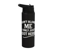 Funny Jokes for Men Don't Blame Me Stainless Steel Insulated Water Bottle