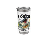 Funny Jonah Whale Get in Loser We’re Doing God’s Will Stainless Steel Insulated Tumbler