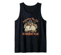 Funny Journaling is My Retirement Plan Journal Writer Lover Tank Top