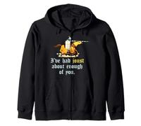 Funny Joust Quote Renaissance Festival Medieval Jousting Zip Hoodie