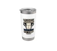 Funny Judging Your Glass Fitting Glazier Worker Stainless Steel Insulated Tumbler
