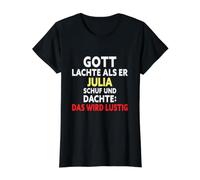 Funny Julia Saying - Name Julia Value Graphic T-Shirt, Women, Black, S
