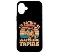Funny Jungle Animal Design for a Tapir Lover Case for iPhone 16 Plus