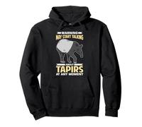 Funny Jungle Animal Design for a Tapir Lover Pullover Hoodie