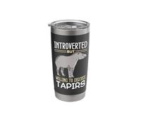 Funny Jungle Animal Design for a Tapir Lover Stainless Steel Insulated Tumbler