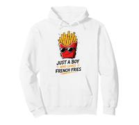 Funny Just A Boy Who Loves French Fries Pullover Hoodie